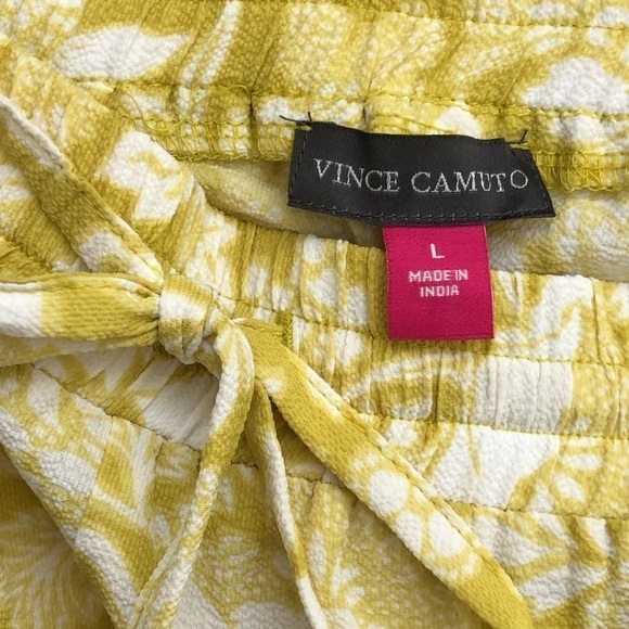 NWT Vince Camuto Lightweight Tropical Floral Drawstring Casual Shorts size L - Picture 7 of 10